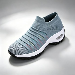 Chaussures de course <span class=keywords><strong>Jazz</strong></span> grande taille en maille avec coussin d'air, baskets de danse tissées, doublure en coton, chaussures de sport décontractées - Product Image 1
