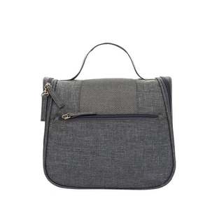 Neceser de Color sólido, bolsa de almacenamiento de cosméticos portátil, bolsa de almacenamiento de viaje, logotipo personalizado - Product Image 5