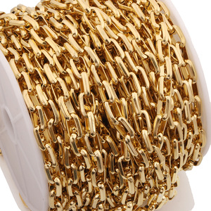 Stainless Steel Rectangular Chain Heavy Duty <b>Bag</b> Hanger Industrial Style Jewelry <b>Accessory</b> Gold Plated Zhejiang Spring 2025 - Product Image 5
