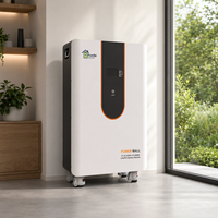 Batterie de stockage murale modulaire évolutive LiFePO4 51.2V 200Ah 10.24kWh 6000+ cycles avec prise en charge BMS intelligent