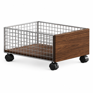 Chariot de rangement mobile personnalisé pour salle de bain sous-meuble, étagère multi-usages pour vêtements sales et toilettes - Product Image 1