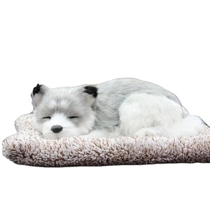 18CM peluş uyku <span class=keywords><strong>Husky</strong></span> köpek kürklü hayvan dekorasyon ev süsleme fotoğraf sahne <span class=keywords><strong>Husky</strong></span> köpek oyuncak - Product Image 1