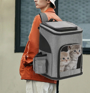 En çok satan yan cep kedi köpek çanta çok fonksiyonlu nefes dışarı evcil hayvan taşıyıcı çanta - Product Image 1