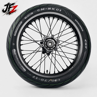 Kit de roues de vélo électrique haute performance 17 pouces 100/80-17 130/70-17 Pneus tout-terrain pour Surron Ultra Bee Talaria MX4 MX5 Électrique