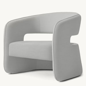 Chaise américaine de luxe en tissu à dossier creux OEM moderne Minimalisme Ensembles d'ameublement <span class=keywords><strong>Gina</strong></span> Canapé pour le salon - Product Image 5