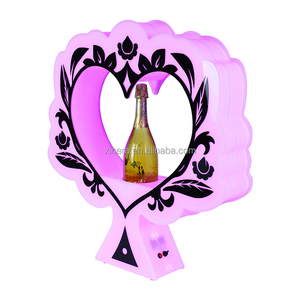 Custom <b>LED</b> Heart-Shaped Wine Bottle Presenter, Luminous <b>Tree</b>-Style Holder for Nightclub VIP Service - Product Image 6