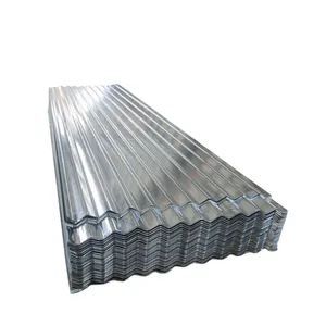 Tôle d'acier de toiture galvanisée de calibre 16 4x8 5mm Tôles de toiture en fer galvanisé Zinc Prix