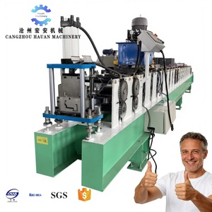 Máquina Formadora Automática Controlada por PLC para Marcos de Puertas de Entrada de Acero Inoxidable Galvanizado Antioxidante con Rodamientos y Motor - Product Image 1