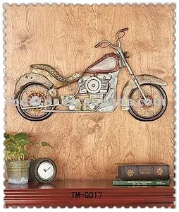 Decoração de parede de ferro motocicleta