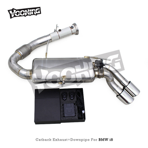 Échappement à soupape d'usine pour moteur <span class=keywords><strong>BMW</strong></span> <span class=keywords><strong>I8</strong></span> 1.5T B38 2014-2019 Turbo Downpipe Sport Racing Pipes avec télécommande à soupape - Product Image 4