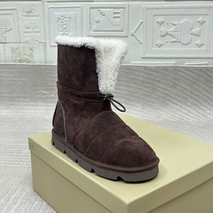 <span class=keywords><strong>Bottes</strong></span> de neige de luxe pour femmes de fabrication italienne, isolées au chaud, imperméables, adaptées à l'hiver, aux voyages en plein air, à l'usure quotidienne - Product Image 5