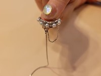 Nouvelle arrivée d'accessoires de mode en acier au titane avec manchette d'oreille en zircon Design unique