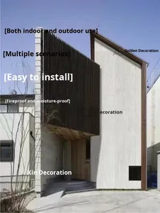 Dalle de pierre souple Vein Qianmo, texture de porcelaine souple, décoration murale minimaliste moderne, panneau flexible en PU - Product Image 5