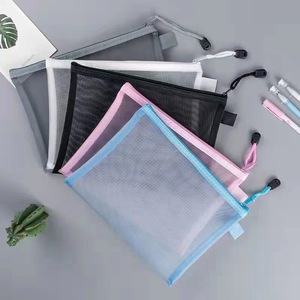 Tùy Chỉnh Khuyến Mại Dây Kéo Văn Phòng Phẩm Thiết Lập Trong Suốt PP Lưới Bút Chì Trường Hợp Lưu Trữ Túi Trường Tập Tin Tổ Chức Nộp Hồ sơ Sản Phẩm - Product Image 3