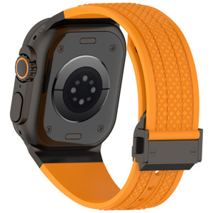 Correa de Silicona Ajustable de Nuevo Diseño, Resistente al Agua, para <span class=keywords><strong>Apple</strong></span> <span class=keywords><strong>Watch</strong></span> Ultra 3/49mm y 46mm, con Hebilla de Pin, Correa Deportiva - Product Image 5