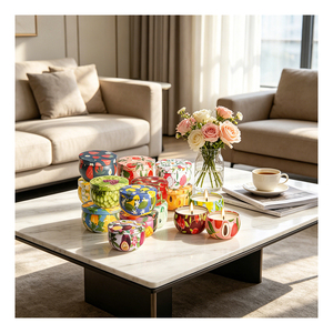 Candle Suppliers Wholesale <b>Empty</b> Vessels Lids <b>Boxes</b> Custom Wax Filling Retail Sampling Sourcing Network Display - Product Image 5