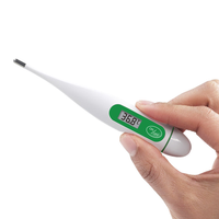 Termómetro Digital de Lectura Rápida para Fiebre, con Punta Rígida, para Medir la Temperatura Oral, Rectal y Axilar