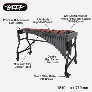 Vente en gros de xylophones/marimbas en bois de qualité supérieure OEM |   Instrument de percussion professionnel personnalisé pour la scène et l'enseignement - Product Image 5