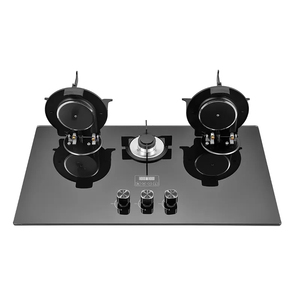 Appareils de cuisine à domicile plaques de cuisson <span class=keywords><strong>en</strong></span> verre plaque de cuisson au gaz GPL plaque de cuisson intégrée <span class=keywords><strong>3</strong></span> brûleurs cuisinière à gaz pour usage domestique - Product Image 2