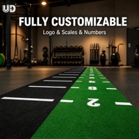 Revêtement de sol synthétique pour fitness Udine Heavy-Duty Sled Turf, antidérapant, pour salle de sport CrossFit, gazon synthétique pour sports d'intérieur, vente en gros