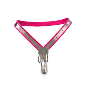 جهاز قفص بحزام العفة للذكور Bdsm من الفولاذ المقاوم للصدأ والسيليكون على شكل قضيب ألعاب استعباد جنسية للرجال - Product Image 6