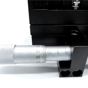 उच्च परिशुद्धता वाले चरण डिजिटल ऑप्टिक्स संरेखण रैखिक रेल गति मैनुअल चरण माइक्रोमीटर एडजस्टर 25 मिमी/360 यात्रा 82 मिमी - Product Image 4