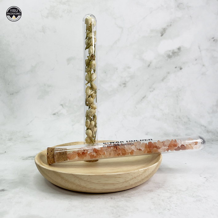 Одноразовая прозрачная пластиковая пробирка хорошего качества с винтовой крышкой