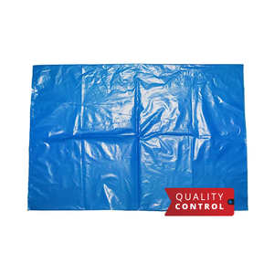 Bolsa de polietileno reforzada de LDPE OEM de confianza Revestimiento de caja de grado alimenticio Tamaños personalizados en azul claro o blanco - Product Image 1