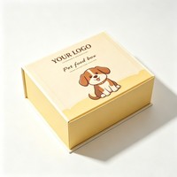 Boîte d'expédition en carton ondulé personnalisée pour aliments pour animaux de compagnie, boîte d'emballage pour aliments pour animaux, boîte à friandises pour animaux avec insert