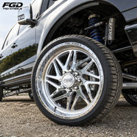 Jantes en alliage pour pick-up 22x12 24x14 26x14 26x16 28x14 28x16 30x14 30x16 8 trous polies forgées pour Ford F-150 F-250