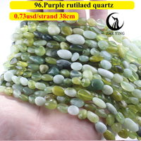Perles de Pierre Pepite Irrégulières Zhe Ying 6-8 mm Style Promotion Perles Pepite Roulées