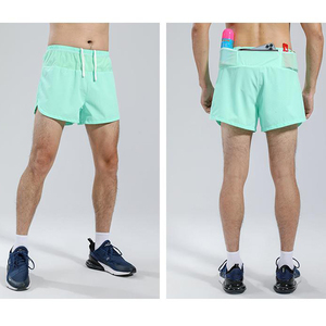 Pantalones Cortos Deportivos Personalizados con Logotipo, 5 Pulgadas, 90% Nailon, 10% Elastano, Impermeables, de Alta Calidad, con Bolsillos Laterales para Hombre - Product Image 3