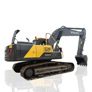 95% New Used Volvo EC240 excavator Original import 24ton Volvo240 Track Crawler machine used heavy duty excavators for sale