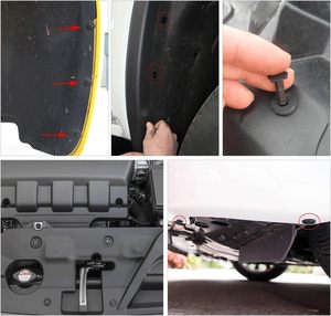 Kit <span class=keywords><strong>de</strong></span> 240 attaches universelles pour voiture avec 5 <span class=keywords><strong>outils</strong></span> <span class=keywords><strong>de</strong></span> démontage, rivets professionnels <span class=keywords><strong>de</strong></span> type poussoir pour pare-chocs et ailes automobiles - Product Image 6