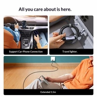 Câble de charge double Type-C 2-en-1 UGREEN L533 pour iPhone 15 Pro, téléphones Android, iPad - Charge rapide, utilisation en voiture