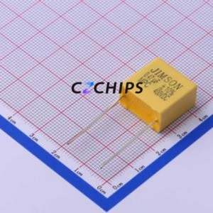 Condensador de película de polipropileno (CBB) MPC474K400D02, componente de montaje pasante (THT), P=15mm, 470nF, 10%, 400V - Product Image 1