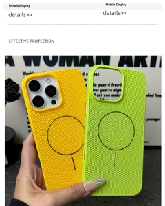 Étui de protection antichoc respirant à dissipation thermique avec chargement sans fil pour iPhone 17 <span class=keywords><strong>Air</strong></span> 16 15 14 Plus 13 Pro Max - Product Image 2