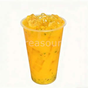 Set de Figuras de Bebidas de Frutas Artificiales Ecológicas de 500ml, Diseño Realista, Multi-Estilo, Patrón de Corazón, Té con Leche, Mango, Pitaya, Arándano - Product Image 5
