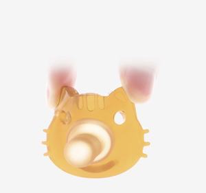 Sucette orthodontique en silicone liquide souple pour bébé <span class=keywords><strong>nouveau</strong></span>-né de 0 à 6 mois avec clip et boîte en PP - Product Image 3