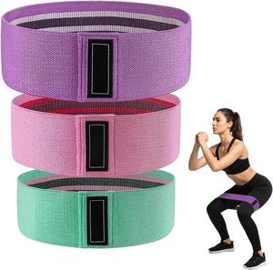 Bande élastique tricotée en nylon pour yoga, entraînement des hanches, lifting des fessiers, fitness, squats pour femmes - Product Image 1
