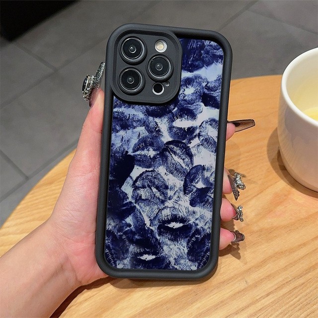 Red Lip Print Graphic Phone case for iPhone 17 16 15 14 13 12 11 X XR Xs SE2 SE 8 7 Plus Pro Max Mini Silicone Back Cover