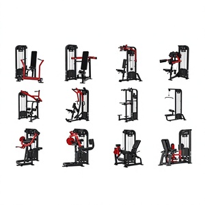 Máquina de entrenamiento de fuerza Haomai Steel Hummer Insert con funciones de press de pecho, dominadas altas/bajas y extensión de piernas - Product Image 1