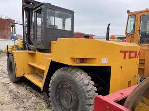 Le Japon a importé de la peinture originale chariot élévateur d'occasion célèbre marque TCM FD250 25T vente de machines de construction à Shanghai de haute qualité - Product Image 3