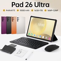 Tablet 2026 S26ultra 10.1 Inci Android15 16GB+1024GB yang Ditingkatkan, Global 5G LTE Bands, Layar Sentuh HD Incell, Prosesor MTK Octa-core