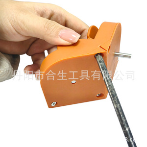 Mr Drill V-Shaped Plastic Drill Bit <b>Grinder</b> 168g Multi-Grit Multifunctional Manual Sharpening Tool for Drill Bits Milling - Product Image 4