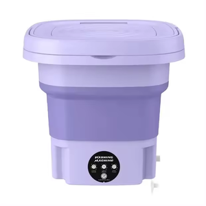 Nouvelle mini-lave-linge portable pliable de 8 L pour la maison, idéale pour les vêtements de bébé - Product Image 1