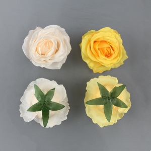 Cabeza de Rosa Artificial de Seda Natural de 39 Pulgadas, Flores Artificiales de Larga Duración para Decoración de Bodas, Fiestas, Hogar y Hoteles - Product Image 4