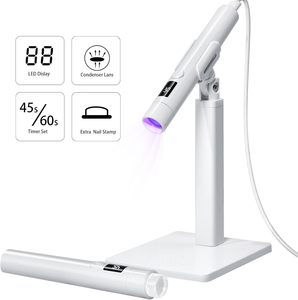 Xách Tay Mini Nail Đèn Cầm Tay Móng Tay Nghệ Thuật Đèn Với Đứng 360 Độ Xoay Đa Chức Năng Đèn - Product Image 3