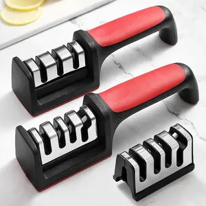 Hot Sale Knife Sharpener 4 In 1 Scissors Knife Sharpener Grind Polish Blade Knife Sharpening Tool for Kitchen Use