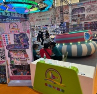 Manège Disco Turntable Tagada pour parcs d'attractions et fêtes foraines, manège disco rotatif palpitant avec lumières colorées